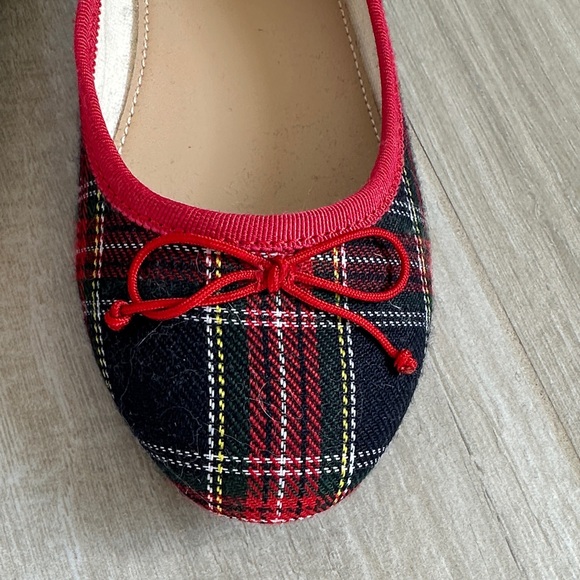 Crewcuts Girl’s Tartan Plaid Ballet Flats - Picture 3 of 8